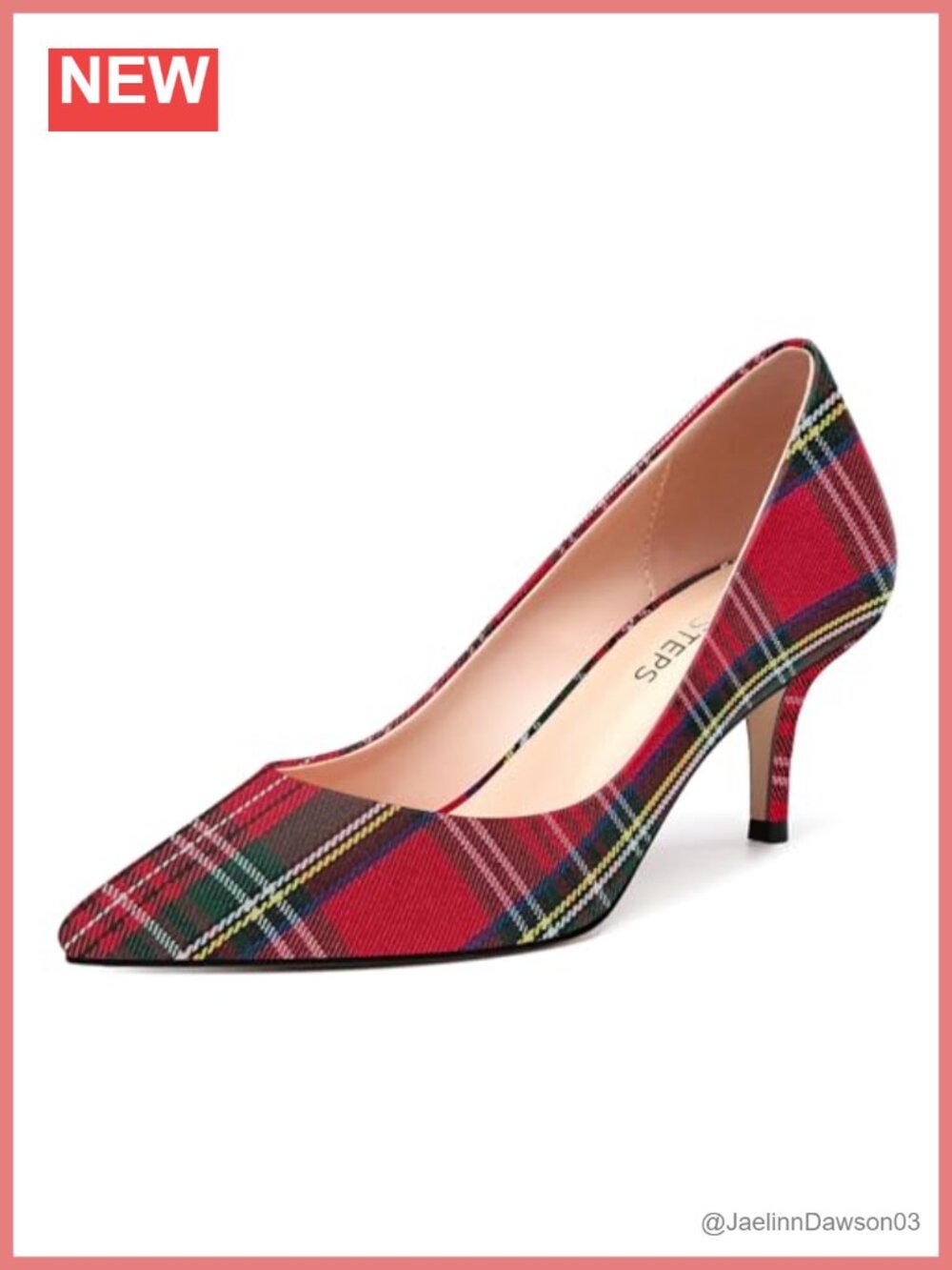 Closed Pointed Toe Low Heels Pumps for Women Comfortable Classic Wedding